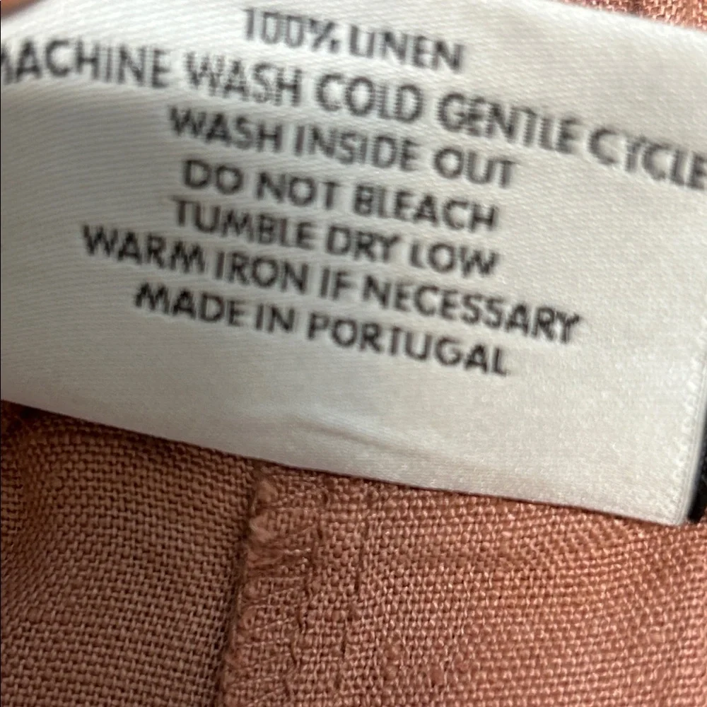 Parachute Linen Shorts In Clay Pink Women’s Size Small - Picture 6 of 7